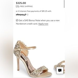 Badgley Mischka Tampa Ankle strap heel